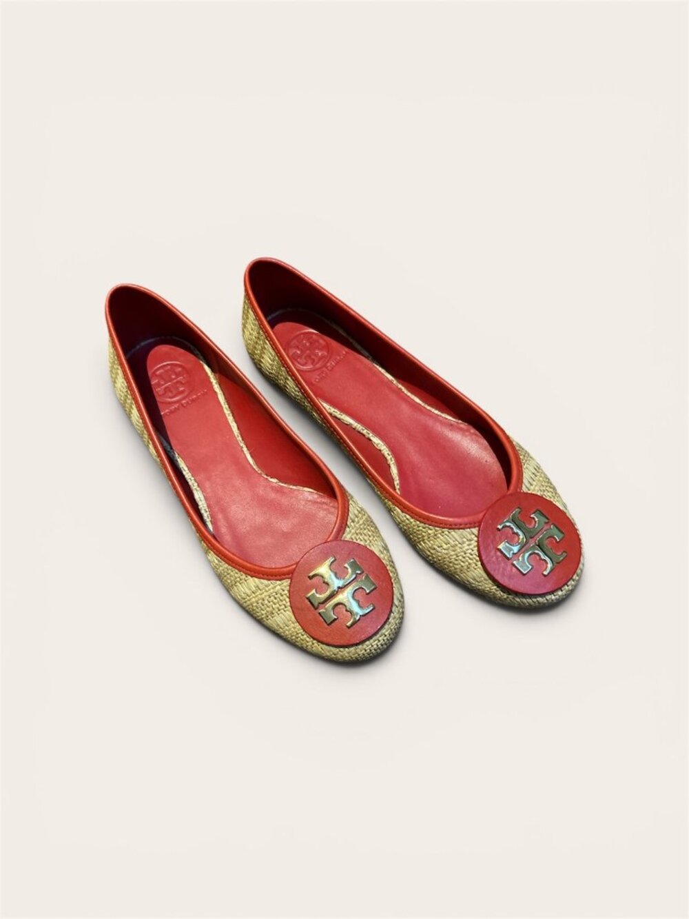 ✨ Tory Burch Woven Ballet Flats – Size 8.5 ✨